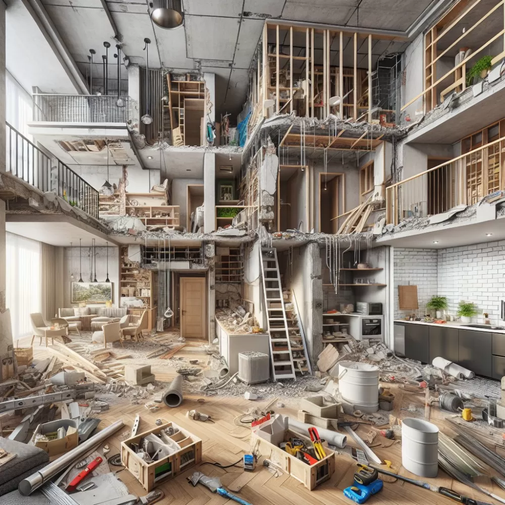 kompleksowe odnowienie mieszkania